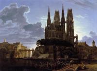 Karl Friedrich Schinkel - Medieval Town By Water